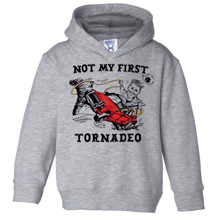 Not My First Tornadeo Not My First Tornado Toddler Hoodie