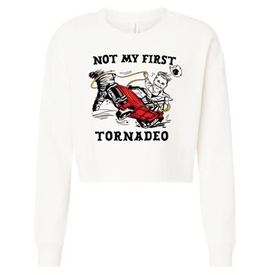 Not My First Tornadeo Not My First Tornado Cropped Pullover Crew