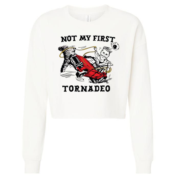 Not My First Tornadeo Not My First Tornado Cropped Pullover Crew