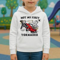 Not My First Tornadeo Not My First Tornado Kids Hoodie