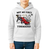 Not My First Tornadeo Not My First Tornado Kids Hoodie