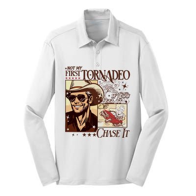 Not My First Tornadeo If You Feel It Chase It Silk Touch Performance Long Sleeve Polo