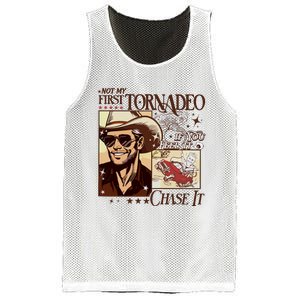 Not My First Tornadeo If You Feel It Chase It Mesh Reversible Basketball Jersey Tank