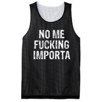 No Me Fucking Importa Mesh Reversible Basketball Jersey Tank