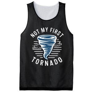 Not My First Tornado While Storm Twister Hurricane Weather Mesh Reversible Basketball Jersey Tank