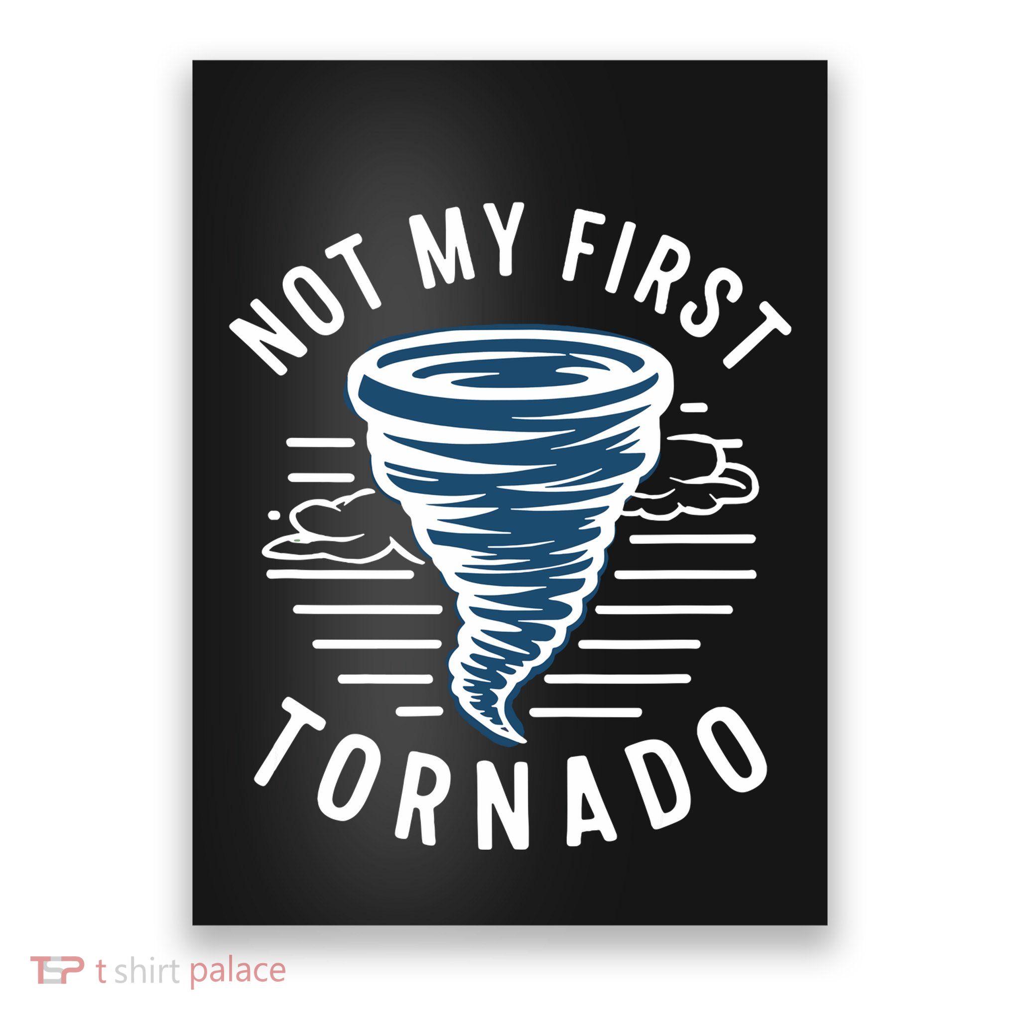 Not My First Tornado While Storm Twister Hurricane Weather Poster