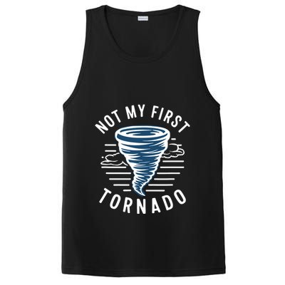 Not My First Tornado While Storm Twister Hurricane Weather PosiCharge Competitor Tank