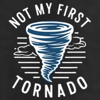 Not My First Tornado While Storm Twister Hurricane Weather Microfiber Hand Towel