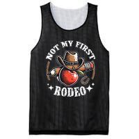 Not My First Rodeo Back To School Teacher Mesh Reversible Basketball Jersey Tank