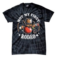 Not My First Rodeo Back To School Teacher Tie-Dye T-Shirt