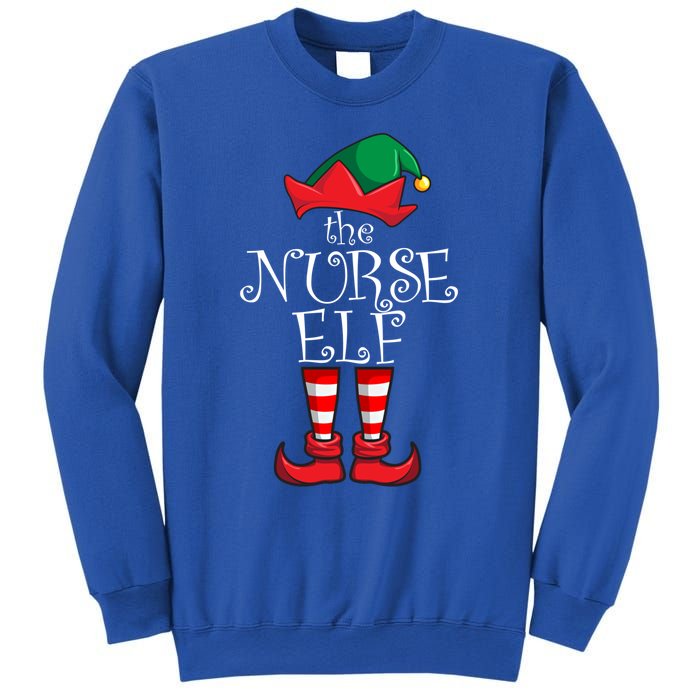 Nurse Matching Family Christmas Party Pajama Nurse Funny Gift Sweatshirt