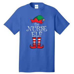 Nurse Matching Family Christmas Party Pajama Nurse Funny Gift Tall T-Shirt