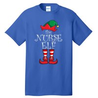 Nurse Matching Family Christmas Party Pajama Nurse Funny Gift Tall T-Shirt