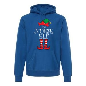 Nurse Matching Family Christmas Party Pajama Nurse Funny Gift Premium Hoodie