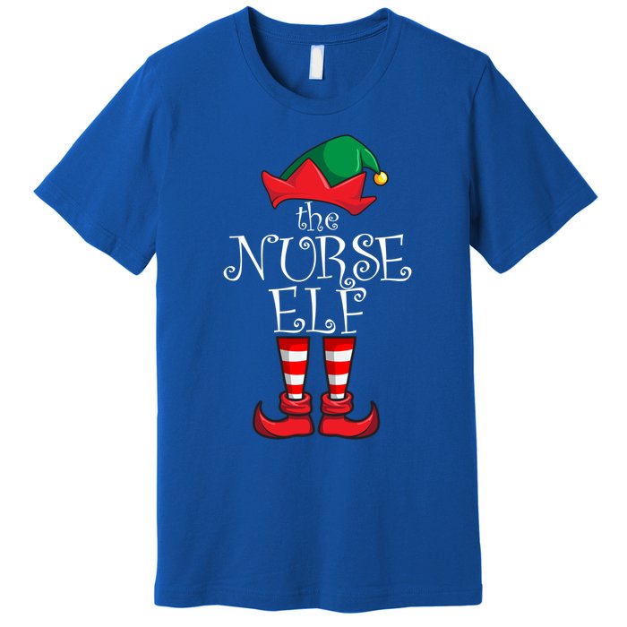 Nurse Matching Family Christmas Party Pajama Nurse Funny Gift Premium T-Shirt