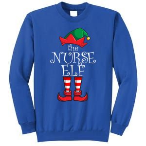 Nurse Matching Family Christmas Party Pajama Nurse Funny Gift Tall Sweatshirt