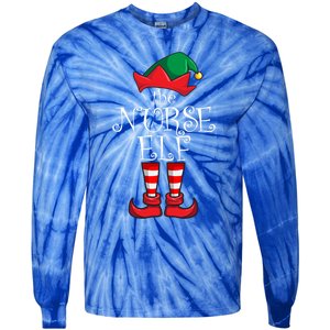 Nurse Matching Family Christmas Party Pajama Nurse Funny Gift Tie-Dye Long Sleeve Shirt