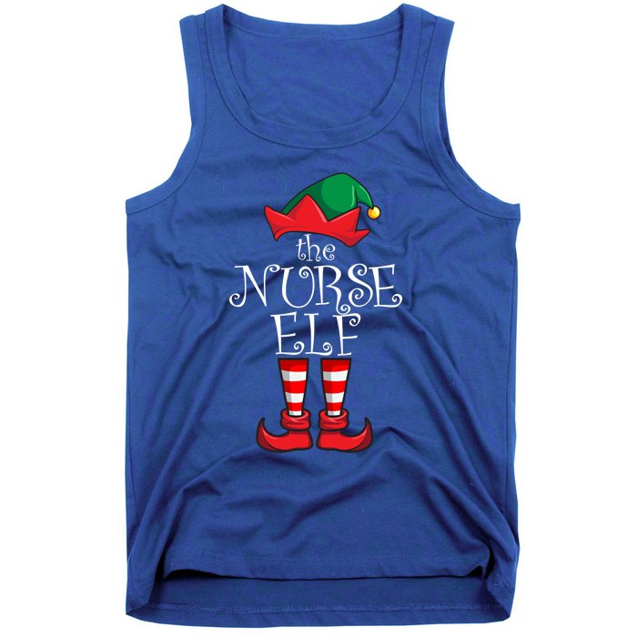 Nurse Matching Family Christmas Party Pajama Nurse Funny Gift Tank Top