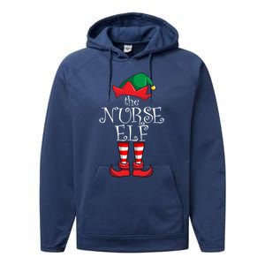 Nurse Matching Family Christmas Party Pajama Nurse Funny Gift Performance Fleece Hoodie