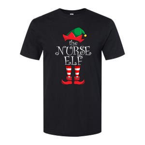 Nurse Matching Family Christmas Party Pajama Nurse Funny Gift Softstyle CVC T-Shirt