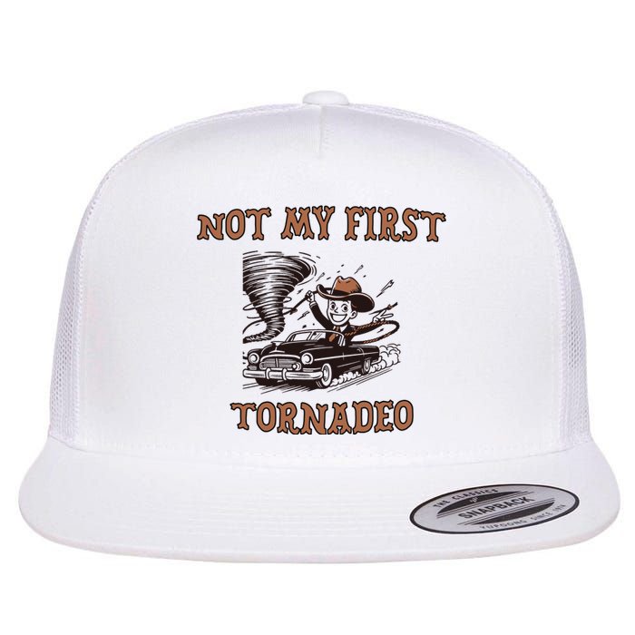 Not My First Tornado Flat Bill Trucker Hat