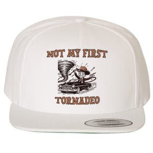 Not My First Tornado Wool Snapback Cap