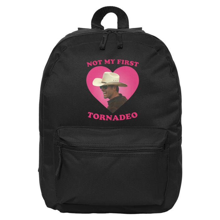 Not My First Tornadeo Not My First Tornado 16 in Basic Backpack