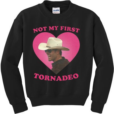 Not My First Tornadeo Not My First Tornado Kids Sweatshirt