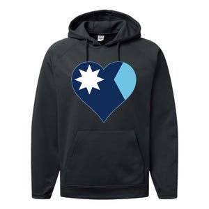 New Minnesota Flag Performance Fleece Hoodie