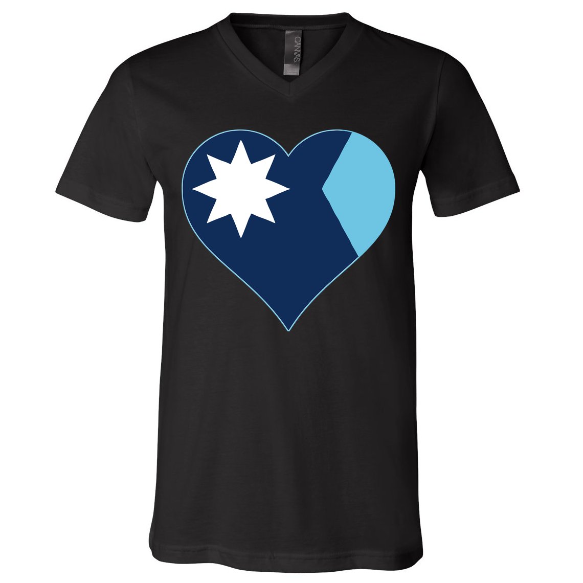 New Minnesota Flag V-Neck T-Shirt