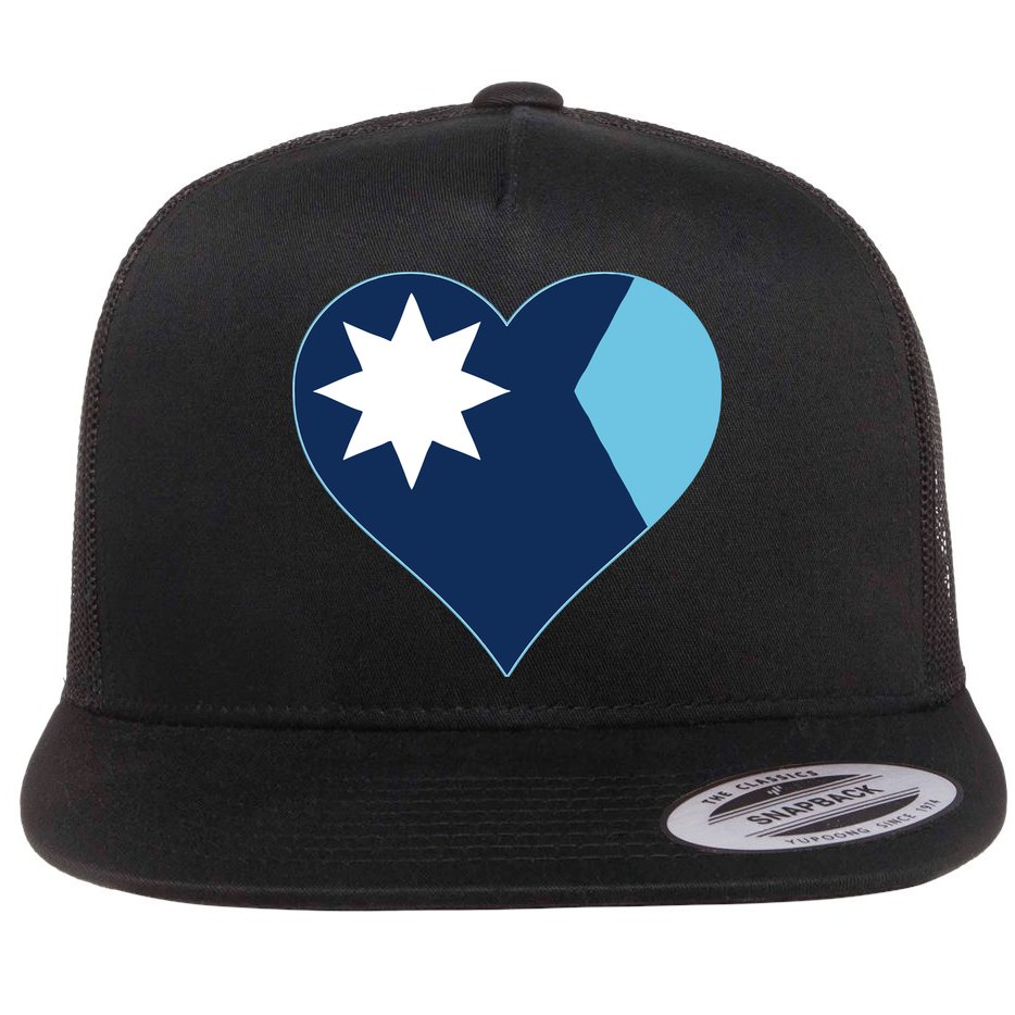New Minnesota Flag Flat Bill Trucker Hat