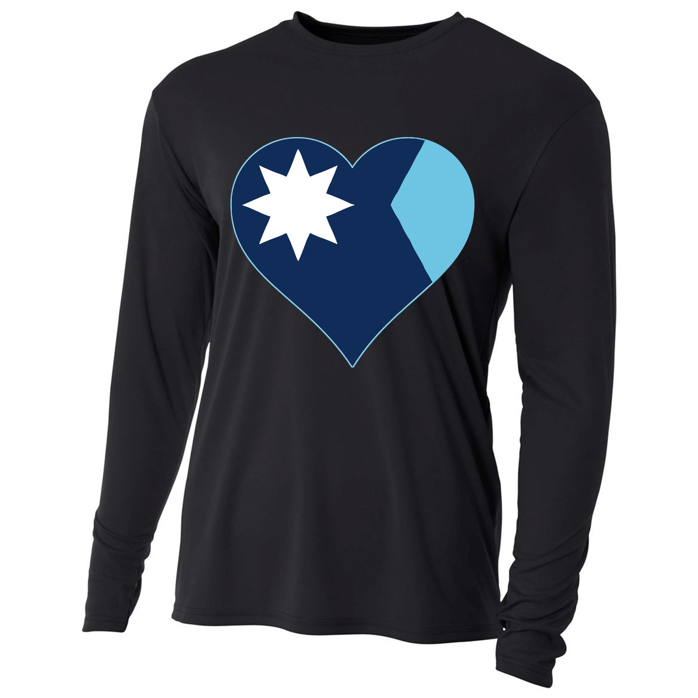 New Minnesota Flag Cooling Performance Long Sleeve Crew