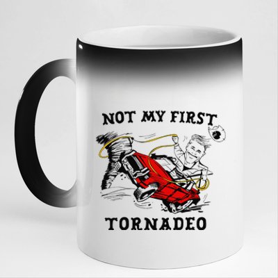 Not My First Tornadeo Not My First Tornado 11oz Black Color Changing Mug