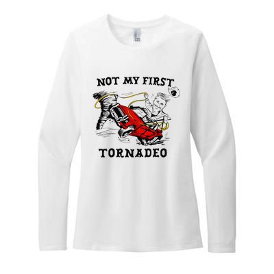 Not My First Tornadeo Not My First Tornado Womens CVC Long Sleeve Shirt