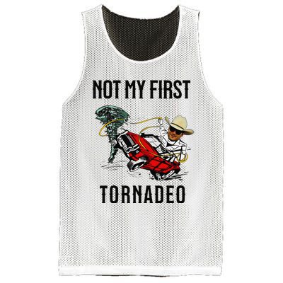 Not My First Tornadeo Not My First Tornado Meme Funny Mesh Reversible Basketball Jersey Tank