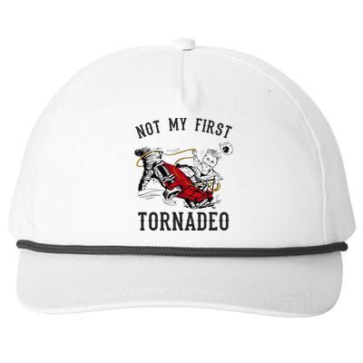 Not My First Tornado Not My First Tornadeo Rodeo Snapback Five-Panel Rope Hat