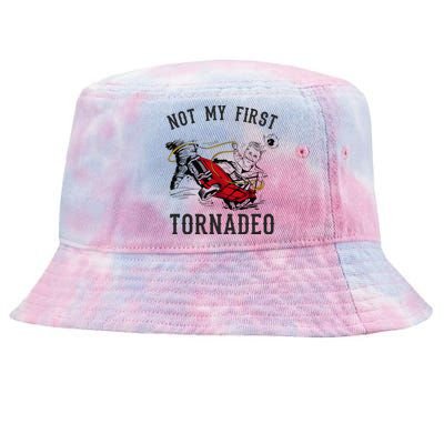 Not My First Tornado Not My First Tornadeo Rodeo Tie-Dyed Bucket Hat