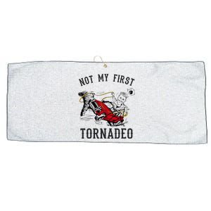 Not My First Tornado Not My First Tornadeo Rodeo Large Microfiber Waffle Golf Towel