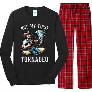 Not My First Tornado Not My First Tornadeo Rodeo Long Sleeve Pajama Set