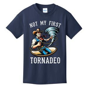 Not My First Tornado Not My First Tornadeo Rodeo Kids T-Shirt