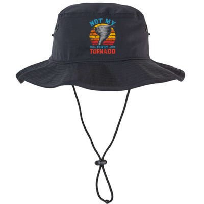 Not My First Tornado Funny Storm Twister Hurricane Weather Legacy Cool Fit Booney Bucket Hat