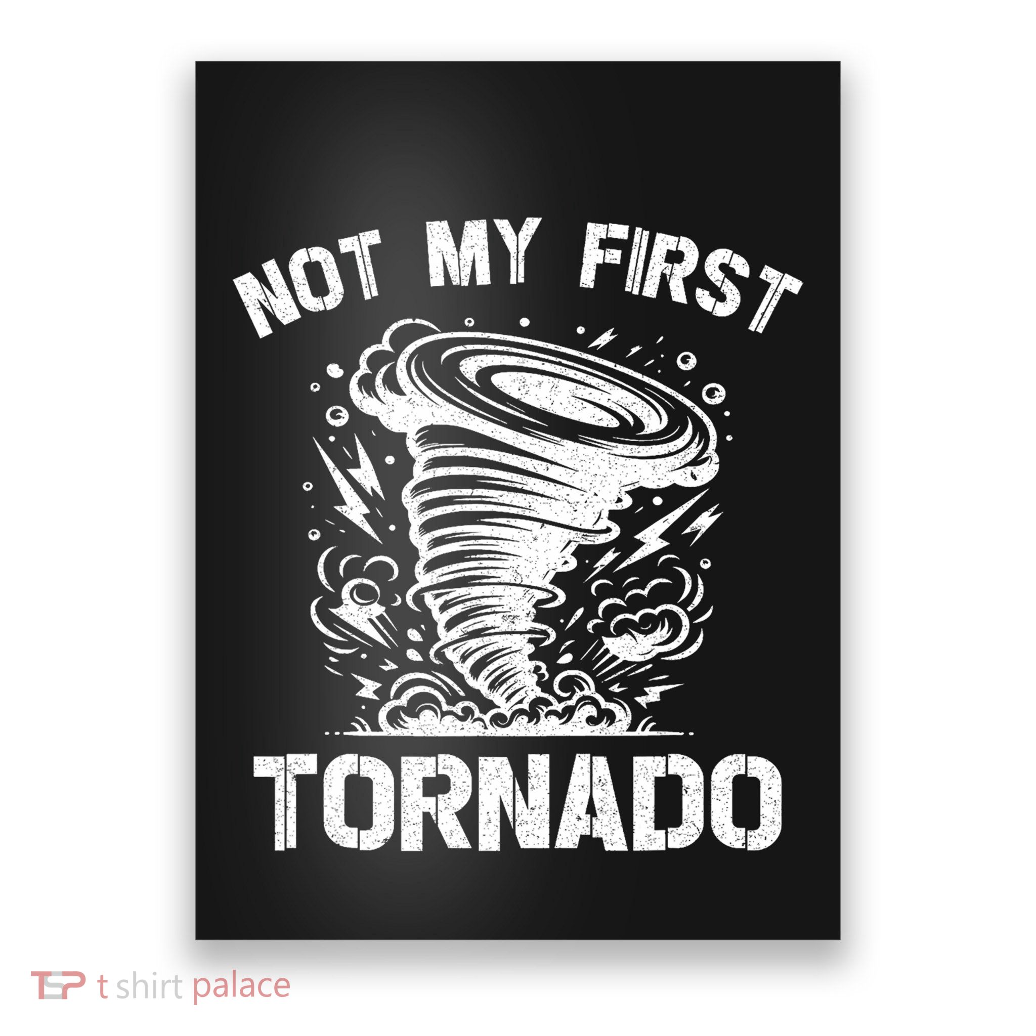 Not My First Tornado While Storm Twister Hurricane Weather Poster