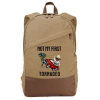 Not My First Tornadeo Not My First Tornado Cotton Canvas Backpack