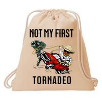 Not My First Tornadeo Not My First Tornado Drawstring Bag