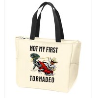 Not My First Tornadeo Not My First Tornado Zip Tote Bag