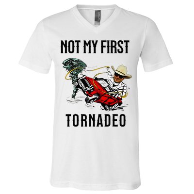 Not My First Tornadeo Not My First Tornado V-Neck T-Shirt
