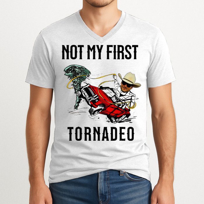 Not My First Tornadeo Not My First Tornado V-Neck T-Shirt
