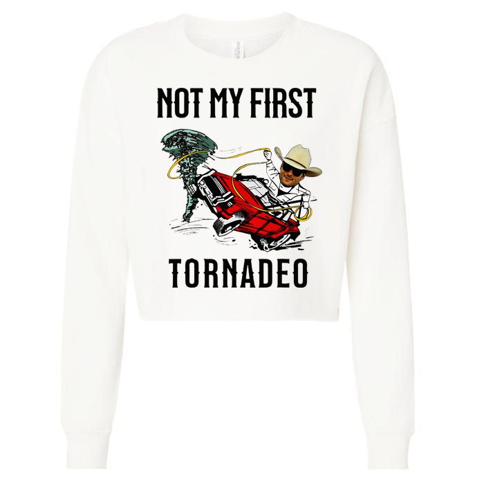 Not My First Tornadeo Not My First Tornado Cropped Pullover Crew