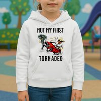 Not My First Tornadeo Not My First Tornado Kids Hoodie