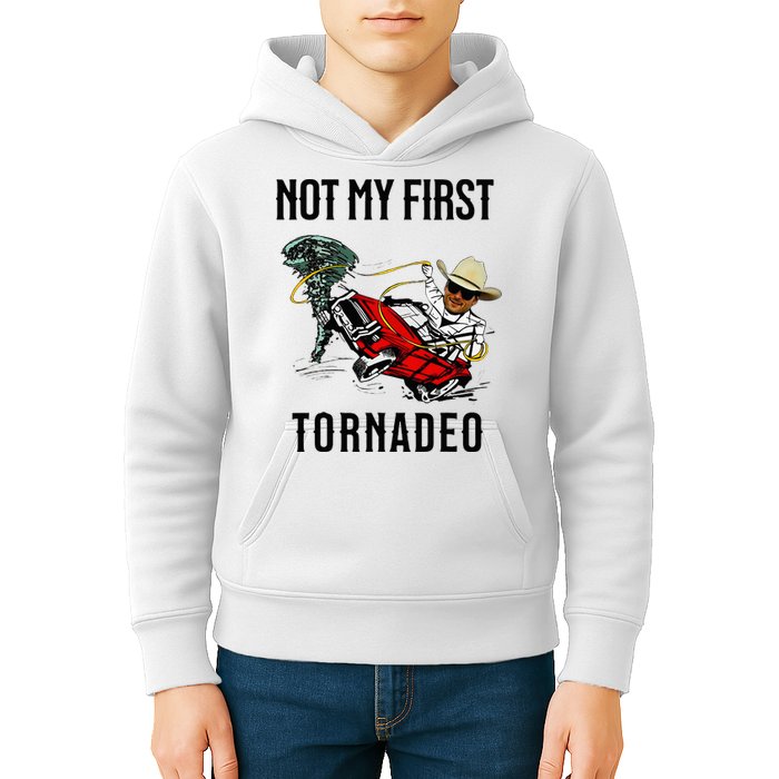 Not My First Tornadeo Not My First Tornado Kids Hoodie